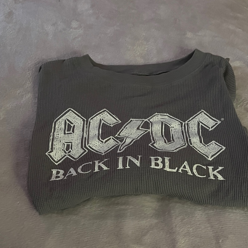 AC/DC Black Long Sleeve Tee